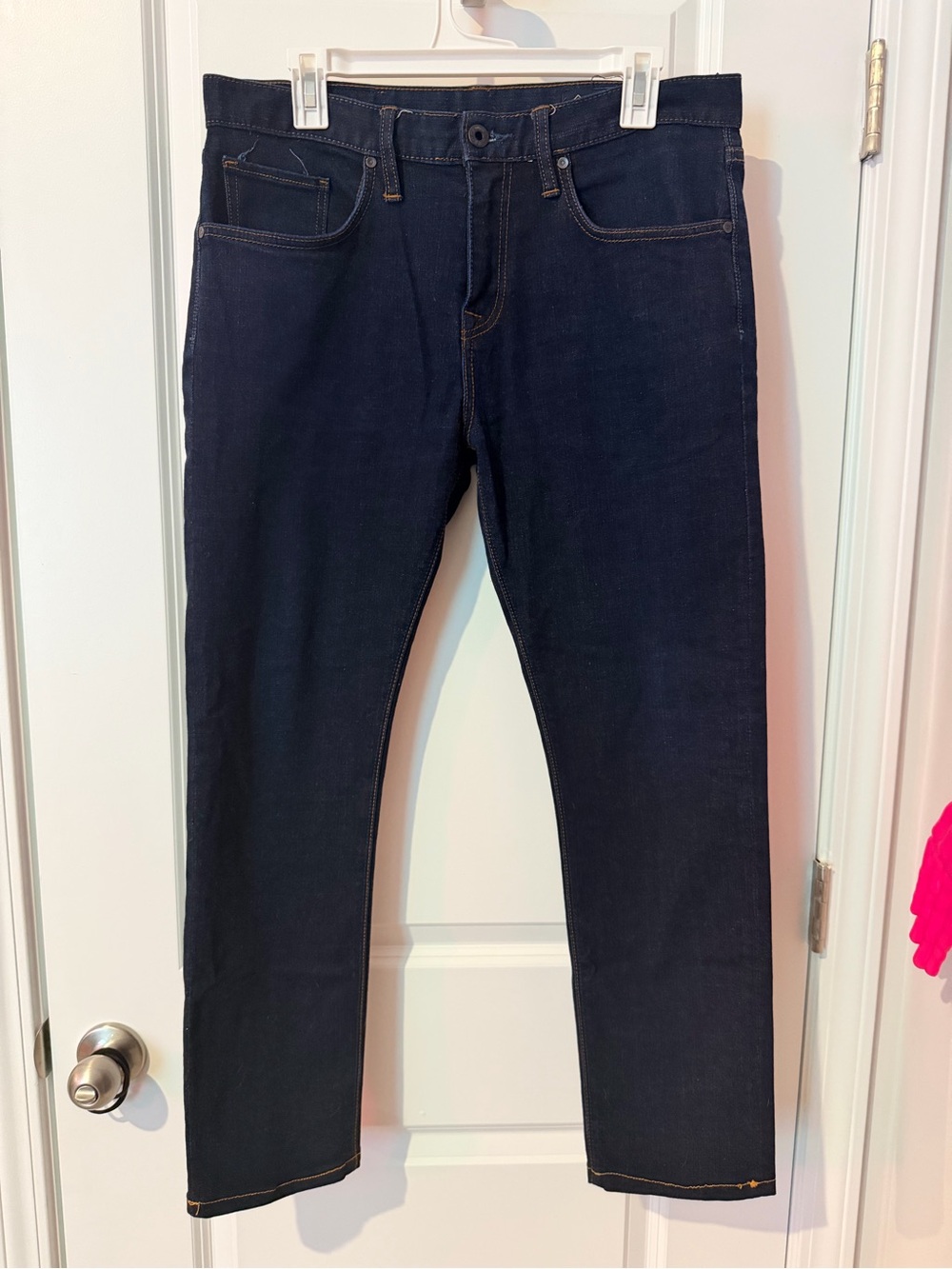 Roark Men's Slim Straight Dark Indigo Jeans